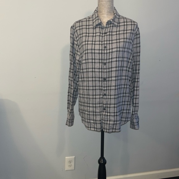 Cloudveil Mens Flannel Plaid Shirt Large Gray Button Up
Long Sleeve - Picture 1 of 6